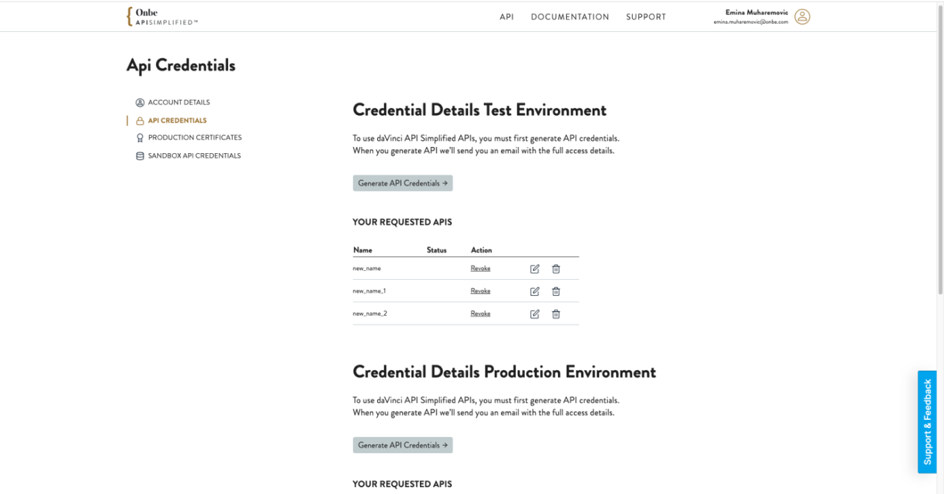 API Credentials | API Simplified
