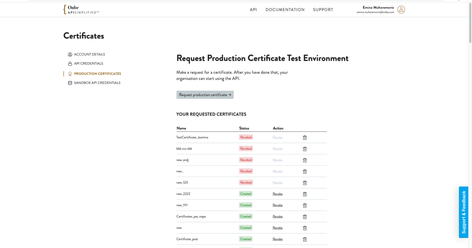 Certificat Inapi API Certificates | API Simplified